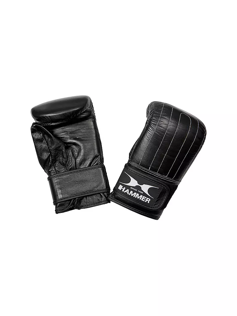 HAMMER | Gants de boxe pour sac de frappe Punch | Noir