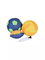 HAPPY PEOPLE | Ensemble de 4 ballons en maille gonflables | Aucune couleur