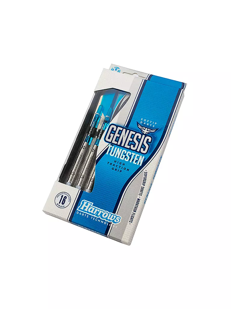 HARROWS | Dartpfeil Softip Genesis Tungsten | Bleu
