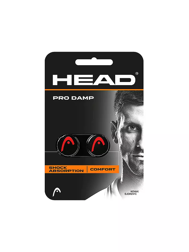 HEAD | Amortisseur de raquette de tennis Pro Damp 2 pièces | Noir