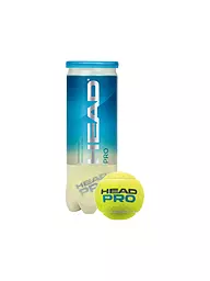HEAD | Balles de tennis Head Pro 3 pièces | Jaune