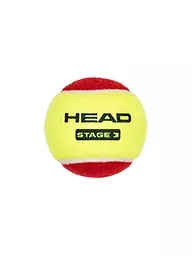 HEAD | Balles de tennis pour enfants 3B Stage 3 | Jaune