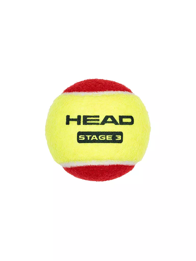 HEAD | Balles de tennis pour enfants 3B Stage 3 | Jaune