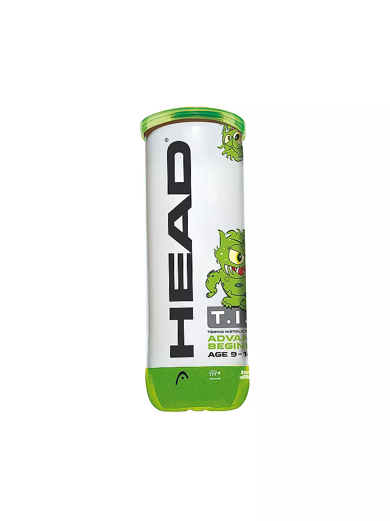 HEAD | Balles de tennis pour enfants T.I.P Green | Vert