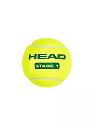 HEAD | Balles de tennis Stage 1 | Jaune