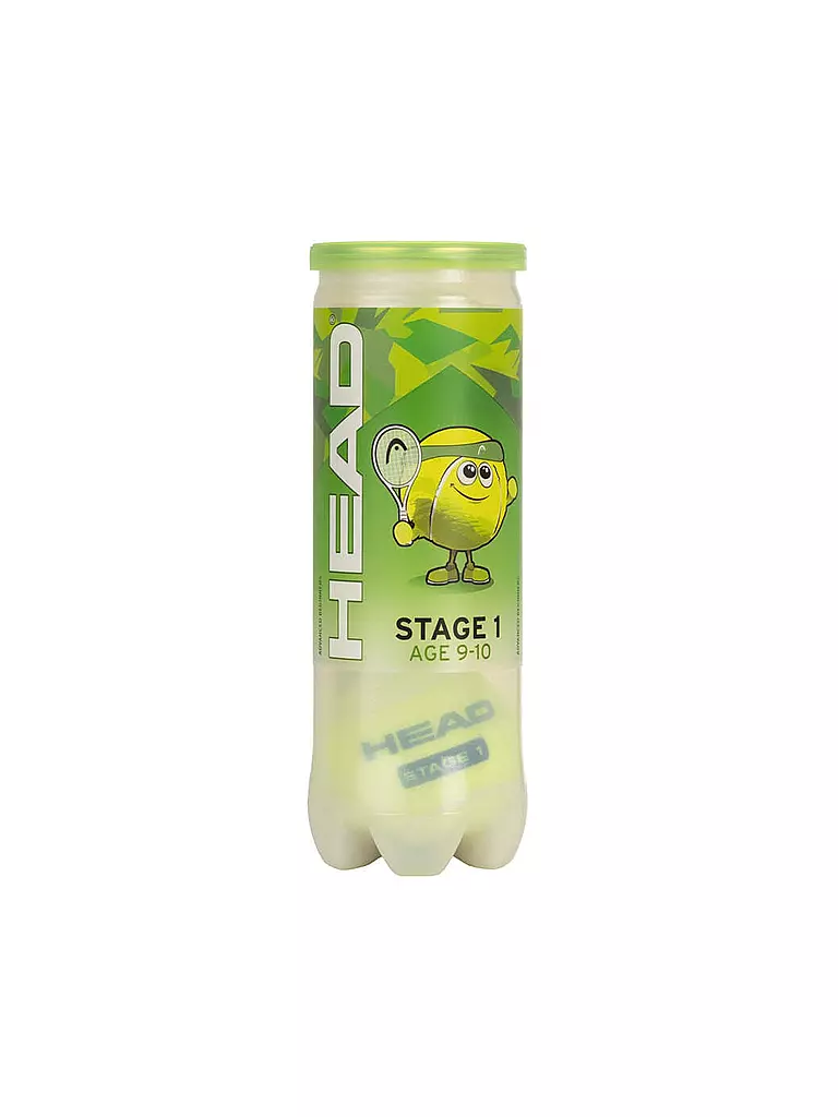 HEAD | Balles de tennis Stage 1 | Jaune
