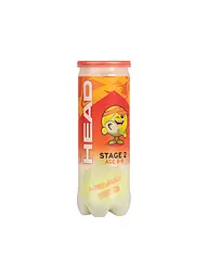 HEAD | Balles de tennis Stage 2, lot de 3 | Jaune