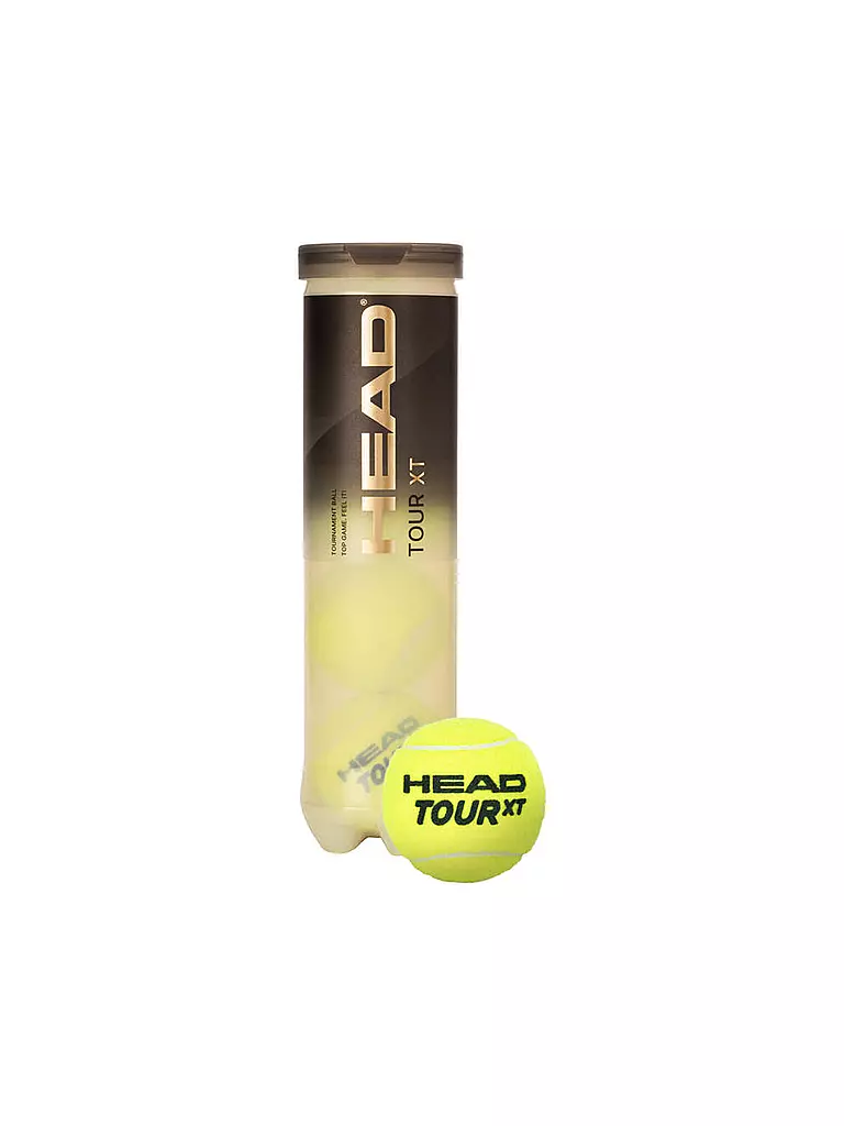 HEAD | Balles de tennis Tour XT, boîte de 4 | Jaune