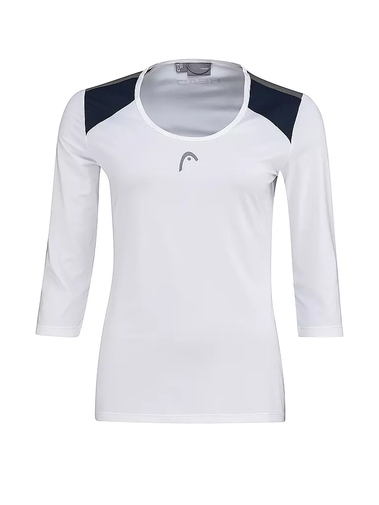 HEAD | Damen Tennisshirt Club 22 Tech 3/4 | Blanc
