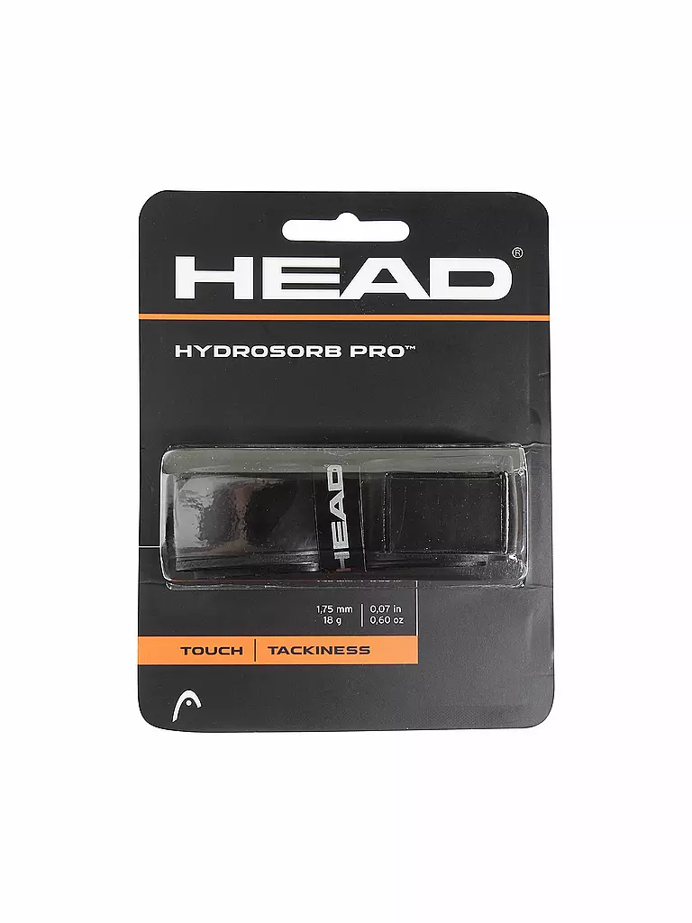 HEAD | Grip de base de tennis Hydrosorb Pro | Noir