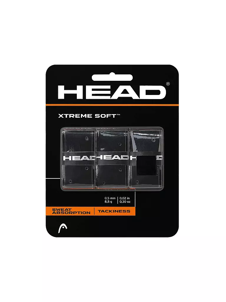 HEAD | Overgrips de tennis Extreme Soft | Noir