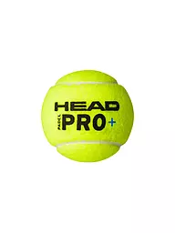 HEAD | PRO+ 3 Balles de padel | Jaune