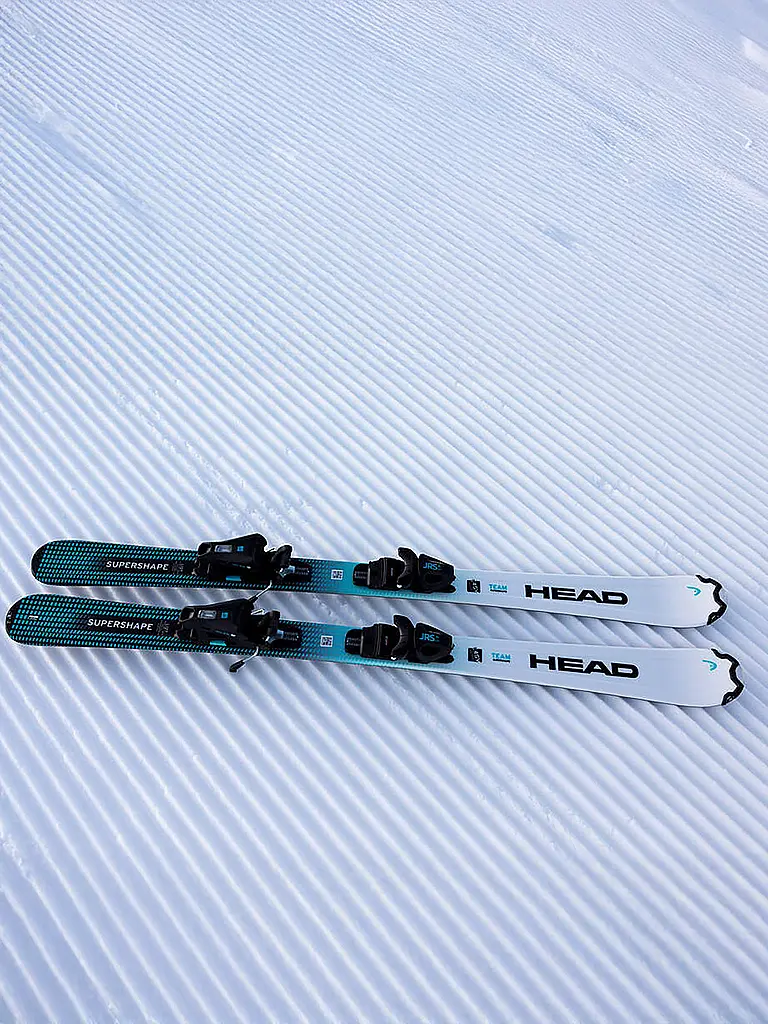 HEAD | Set de skis pour enfants Supershape Team Easy + JRS 4.5 GW | Blanc