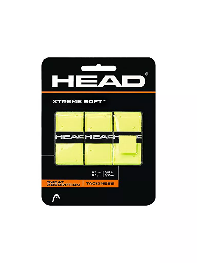 HEAD | Surgrips de tennis Extreme Soft | Jaune