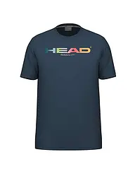 HEAD | T-shirt de tennis homme Rainbow | Bleu foncé