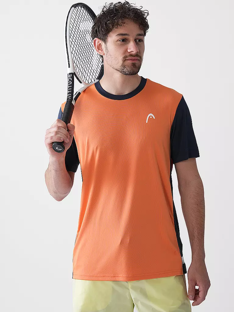 HEAD | T-shirt de tennis homme Slice | Orange