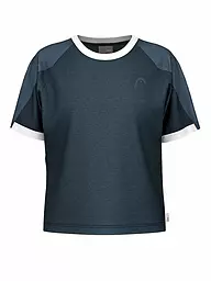 HEAD | T-shirt de tennis Play pour femmes | Bleu foncé