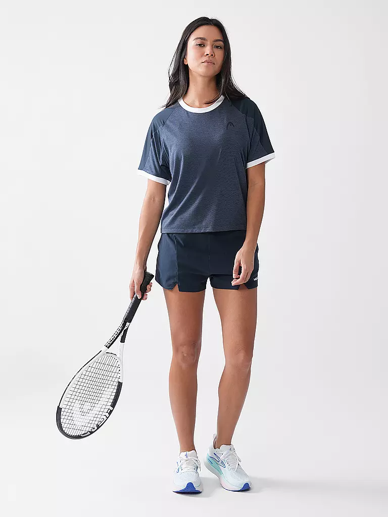 HEAD | T-shirt de tennis Play pour femmes | Bleu foncé