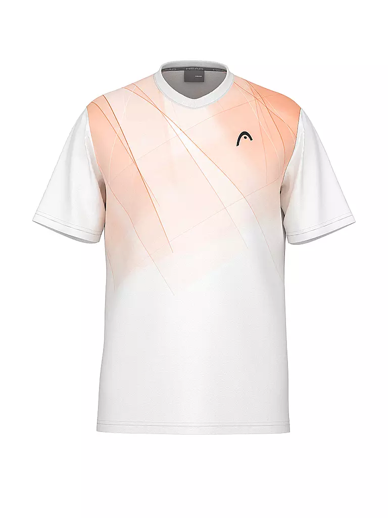 HEAD | T-shirt de tennis Topspin pour hommes | Blanc