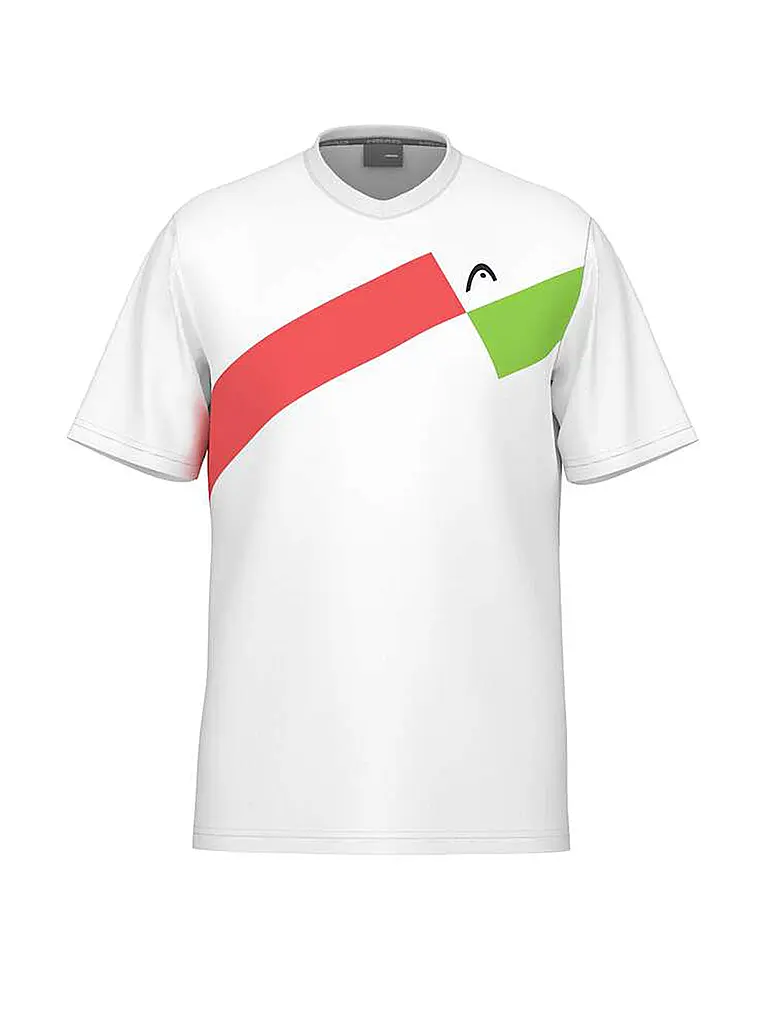 HEAD | T-shirt de tennis Topspin pour hommes | Blanc