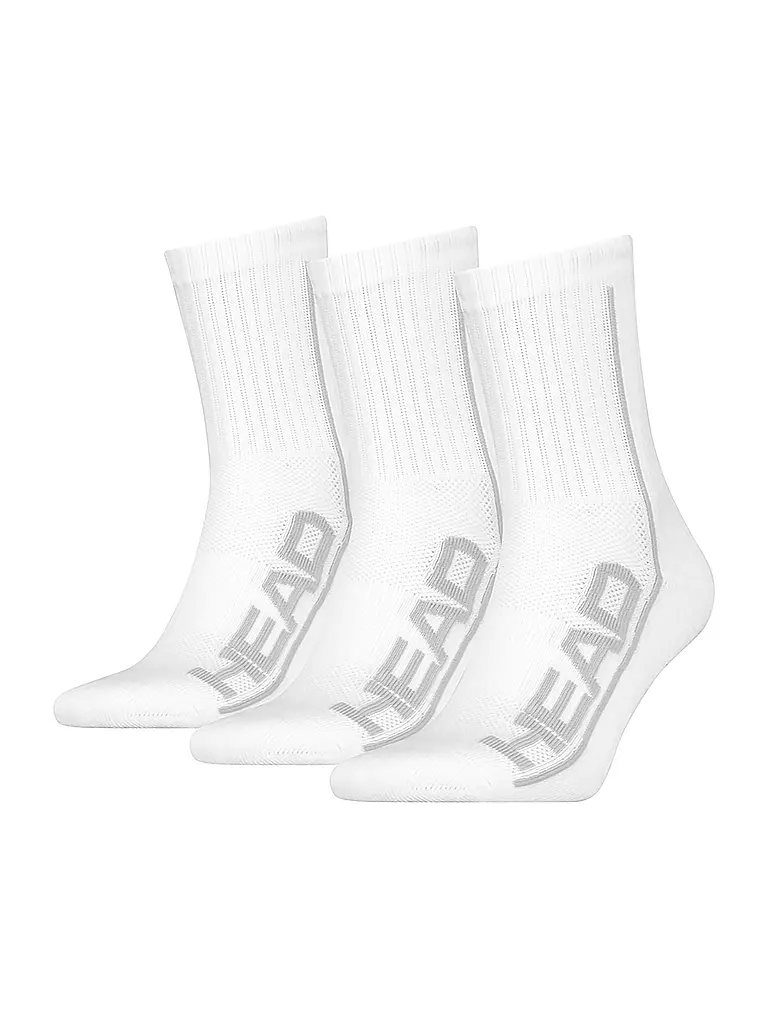HEAD | Tennissocken Performance Short Crew 3er Pack | Blanc