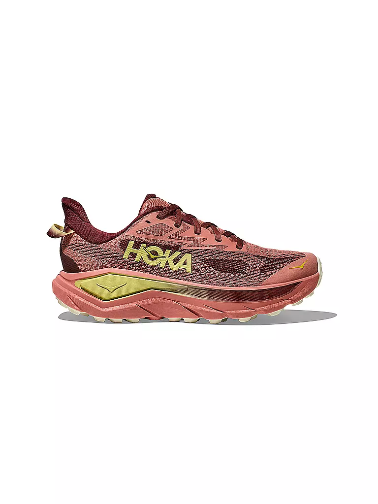 HOKA | Chaussures de trail pour femmes Challenger 8 CRVL | Rouge foncé