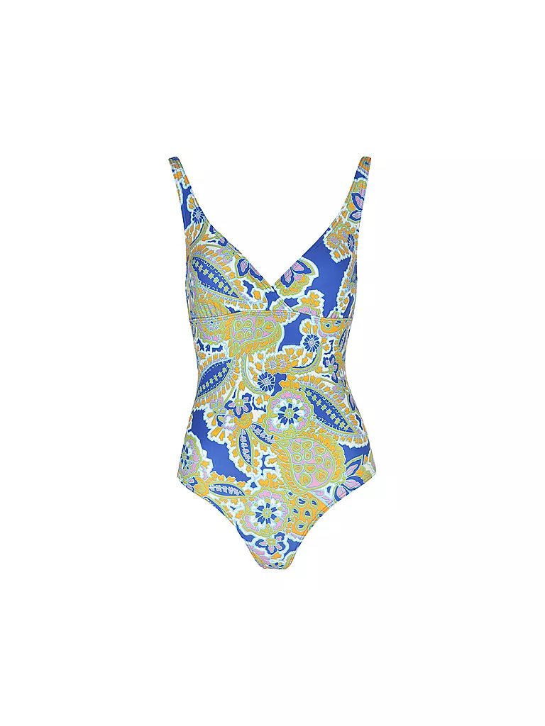 HOT STUFF |  Damen Badeanzug V-Neck | Bleu