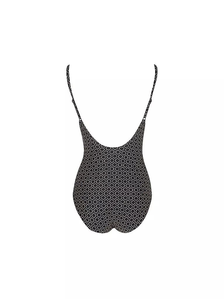 HOT STUFF |  Damen Badeanzug V-Neck | Noir