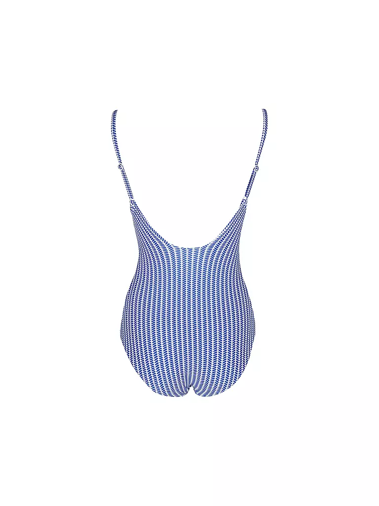 HOT STUFF |  Damen Badeanzug V-Neck | Bleu