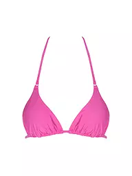 HOT STUFF |  Damen Bikinioberteil Triangel Solid  | Rose vif