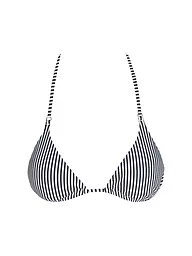 HOT STUFF |  Damen Bikinioberteil Triangel Solid  | Bleu foncé