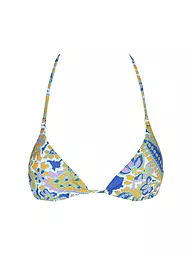 HOT STUFF |  Damen Bikinioberteil Triangel Solid  | Bleu