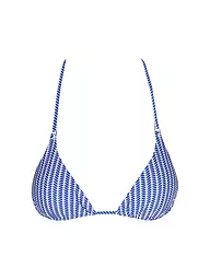 HOT STUFF |  Damen Bikinioberteil Triangel Solid  | Bleu