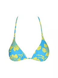 HOT STUFF |  Damen Bikinioberteil Triangel Solid  | Turquoise