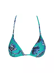 HOT STUFF |  Damen Bikinioberteil Triangel Solid  | Vert foncé