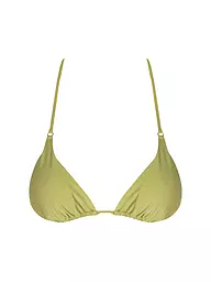HOT STUFF |  Damen Bikinioberteil Triangel Solid  | Vert