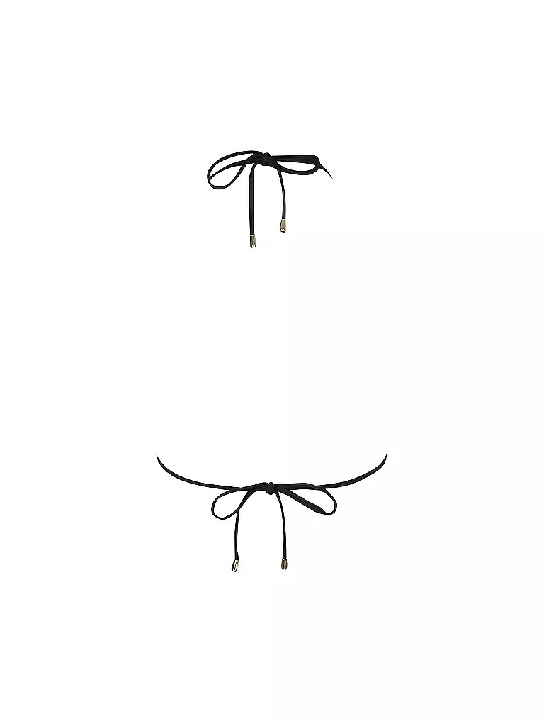 HOT STUFF |  Damen Bikinioberteil Triangel Solid  | Noir