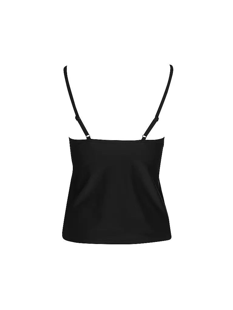HOT STUFF |  Damen Tankinioberteil Solid  | Noir
