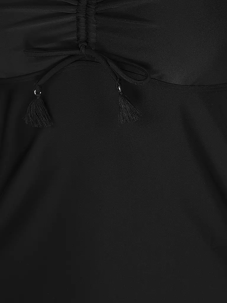 HOT STUFF |  Damen Tankinioberteil Solid  | Noir