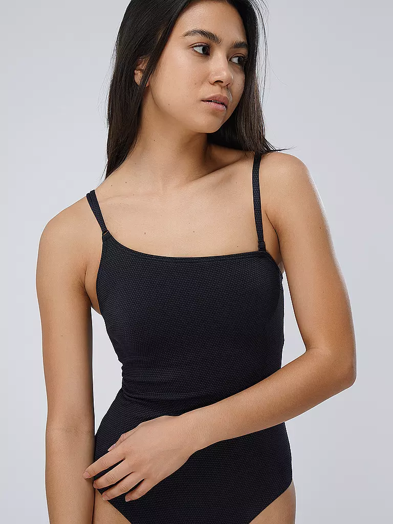 HOT STUFF | Damen Badeanzug One Shoulder | Noir
