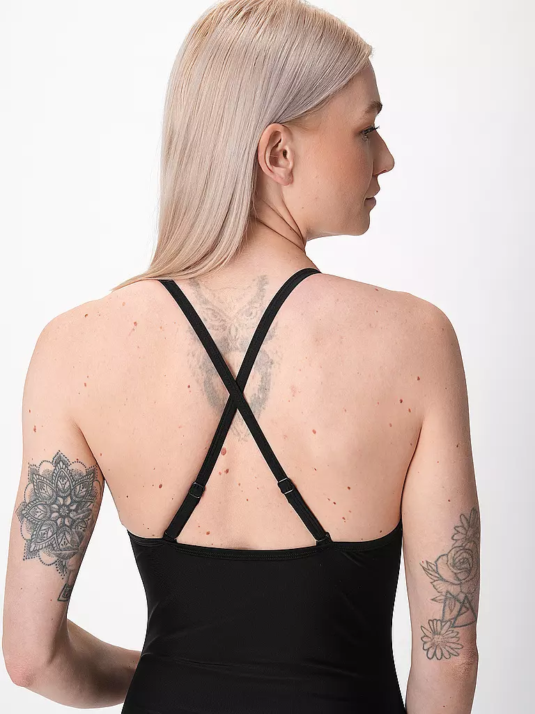HOT STUFF | Damen Badeanzug Wraped | Noir