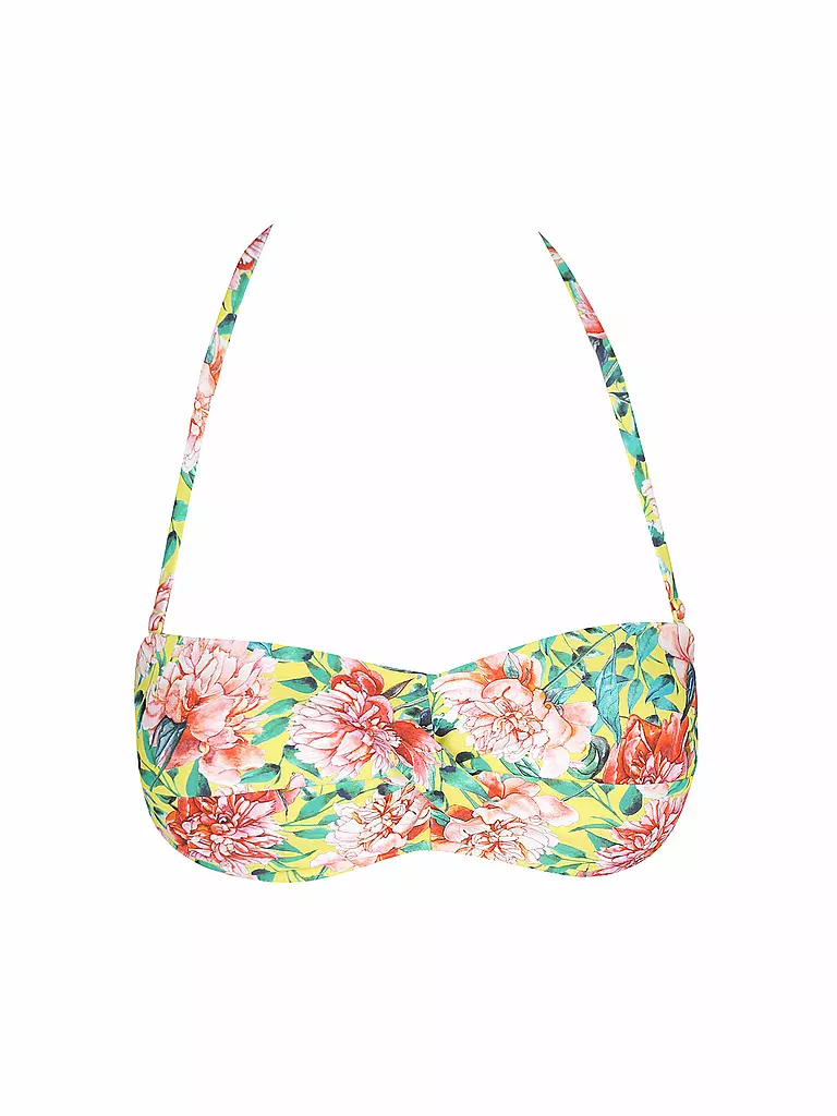 HOT STUFF | Damen Bikini Bandeau Flower Power | Multicolore