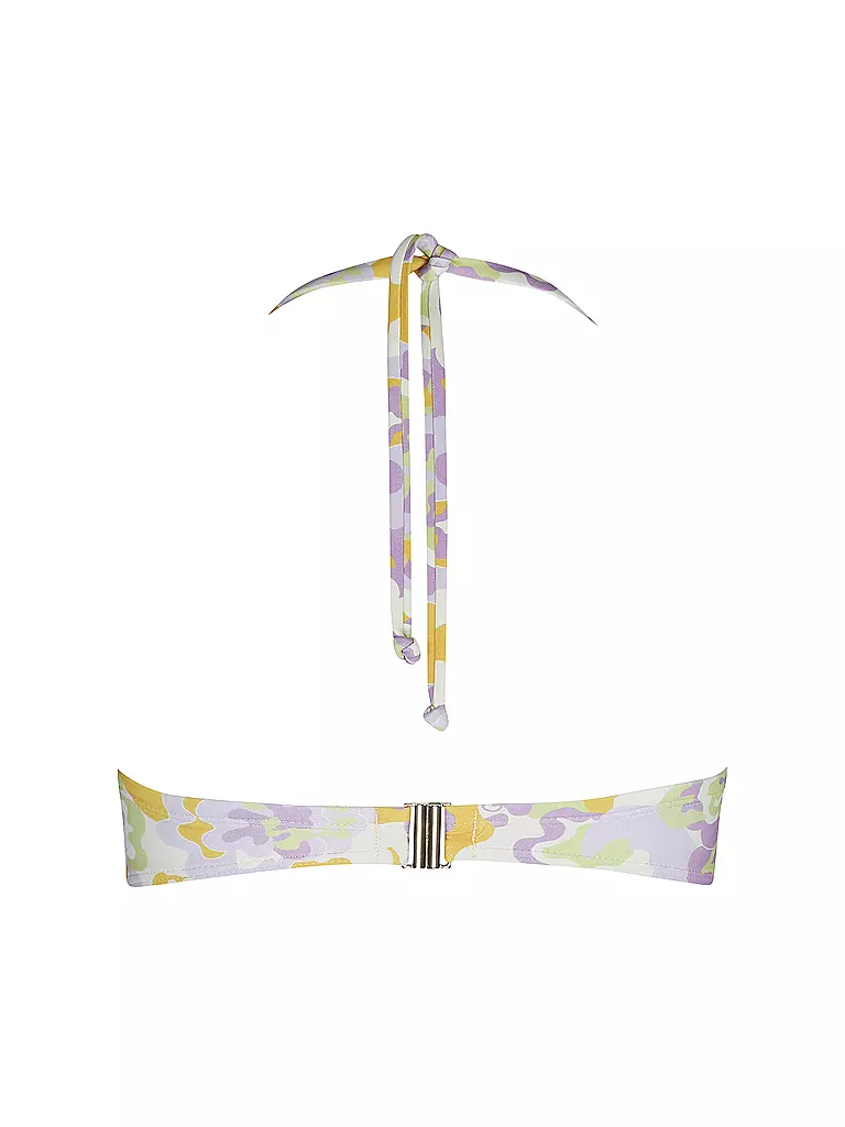 HOT STUFF | Damen Bikinioberteil Bandeau Print | Vert clair