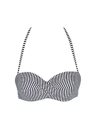 HOT STUFF | Damen Bikinioberteil Bandeau | Bleu foncé