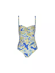 HOT STUFF | Maillot de bain drapé pour femmes | Bleu