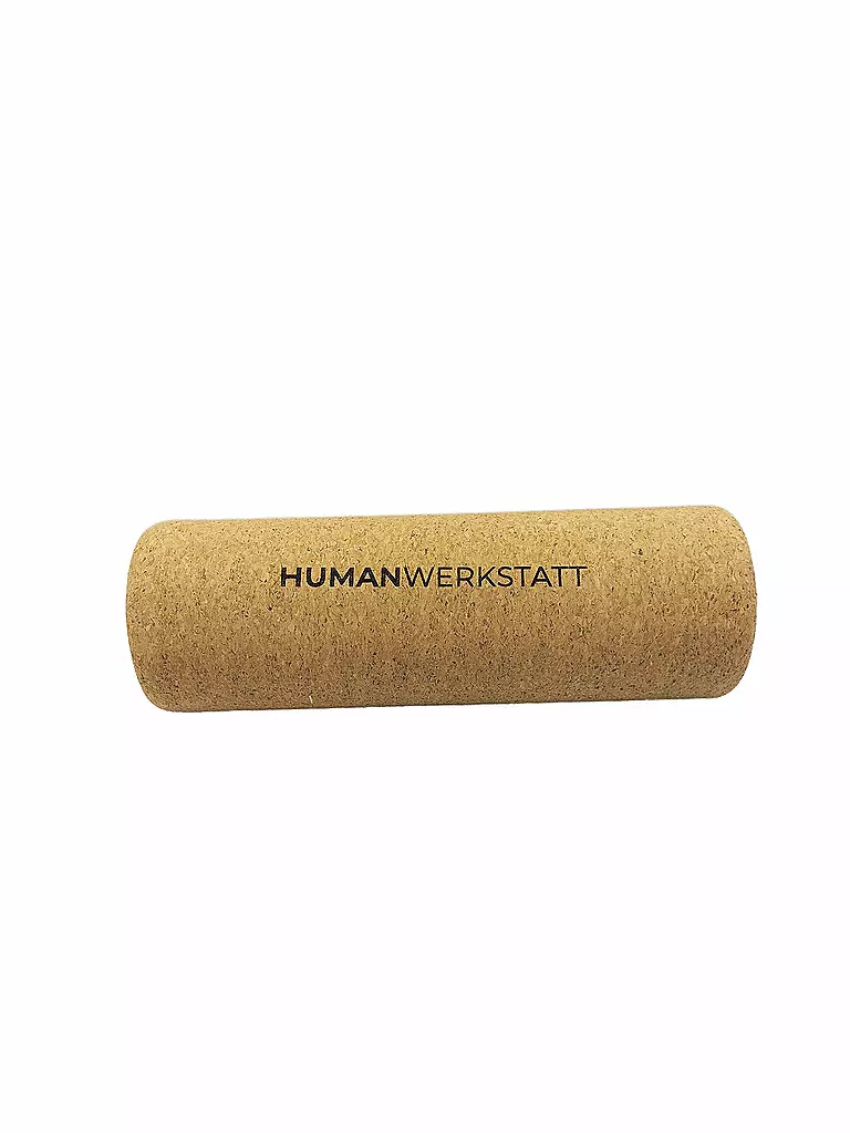 HUMANWERKSTATT | Rouleau de massage en liège pour fascia | Marron clair