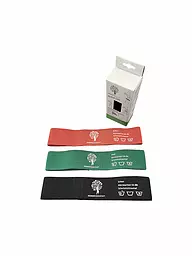 HUMANWERKSTATT | Set de 3 bandes d'entraînement en textile | Multicolore
