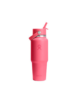 HYDRO FLASK | Gourde 32oz Wide Mouth Travel Bottle avec bouchon à paille flexible