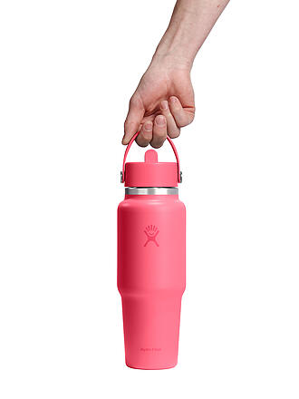 HYDRO FLASK | Gourde 32oz Wide Mouth Travel Bottle avec bouchon à paille flexible