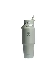 HYDRO FLASK | Gourde de voyage 32oz Wide Mouth avec bouchon à paille flexible | Olive